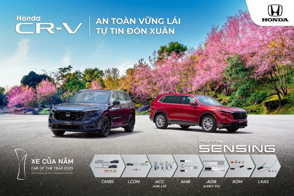 Honda CR-V vinh dự nhận Giải thưởng “Ô tô của năm” toàn thị trường và “Ô tô của năm” phân khúc xe Crossover cỡ C Honda City vinh dự nhận Giải thưởng “Ô tô của năm” phân khúc xe gầm thấp cỡ B