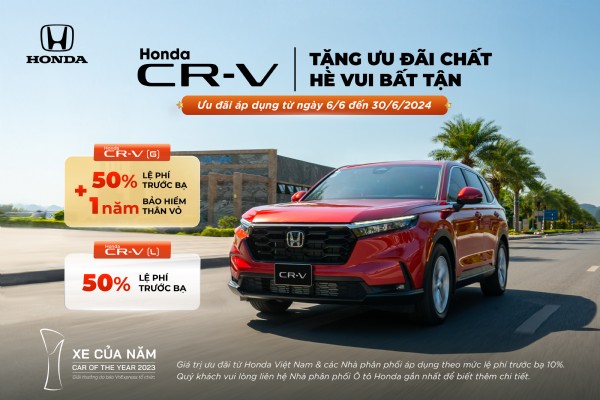 HONDA CR-V: Phong Thái Thể Thao - Thiết Kế Thời Thượng
